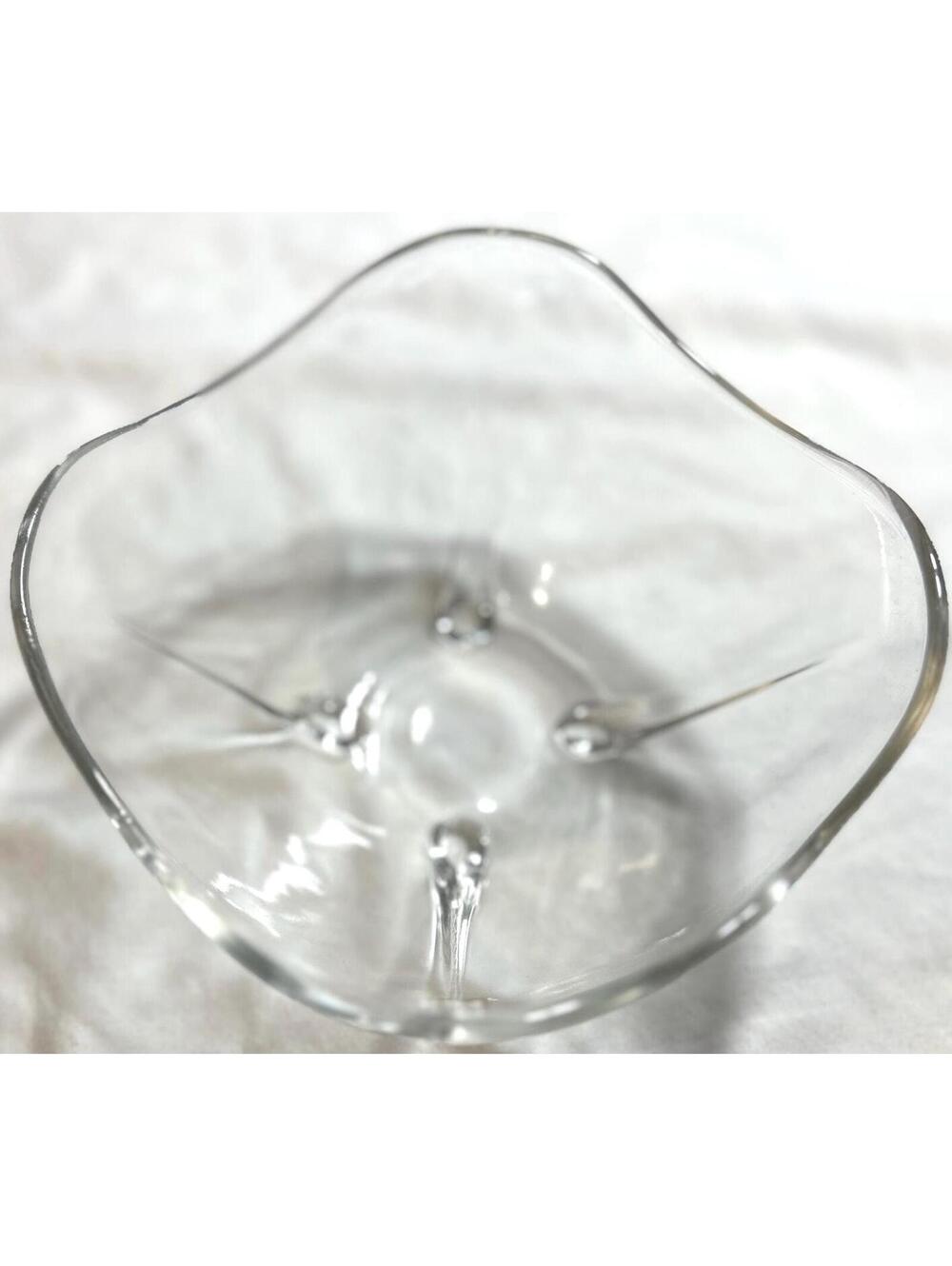 Anchor Hocking Swedish Modern glass serving bowl.